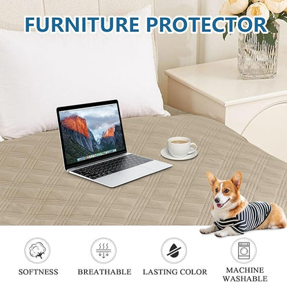 hyha Waterproof Dog Blanket, Reversible Pet Bed Blanket, Soft Sofa Couch Cover - Image 8