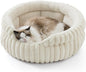 Bedsure ComfyFleece™ Cat Bed, Washable Round Cute Cat Beds by BEDSURE