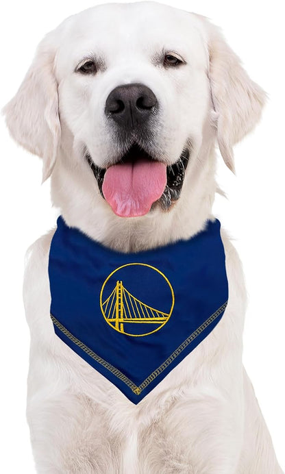 Pets First NBA Golden State Warriors TIE Bandana, Size Small/Medium. Dog - Image 4