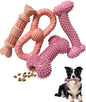 4 Pack Teething Toys Dog Durable Chew Toys Soft Rubber Toy Dog Teeth Cleaning by Cdyzqikm