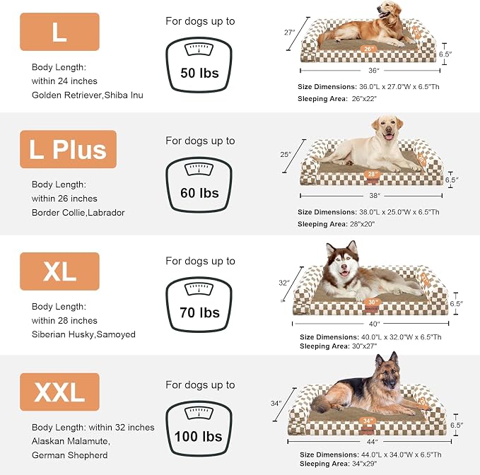 Large Dog Bed Orthopedic Washable: Beds Bolster XL Bed Medium Large Dogs Egg - Image 7