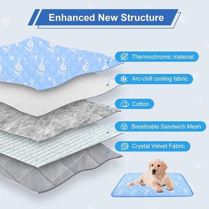 MH MYLUNE HOME Dog Cooling Mat 36x23 Inch - Image 3