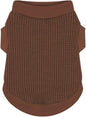 Cozy and Functional Dog Shirts for Small Puppies: Stretchable Brown Attire by Paiaite