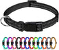 TagME Reflective Nylon Dog Collars, Adjustable Classic Pet Collar by TagME