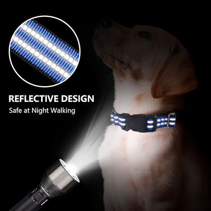 Hikiko Martingale Collar for Dogs Reflective Nylon Dog Collar - Image 3