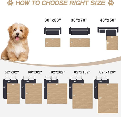 Smiry Waterproof Dog Bed Cover Blanket 82x120, Soft Reversible Pet Blanket - Image 6