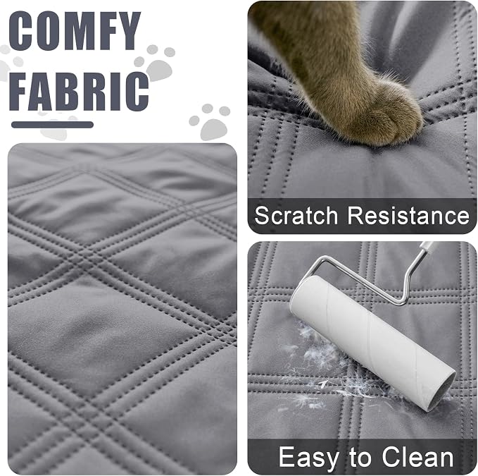 Smiry Waterproof Dog Bed Cover Blanket 68x82, Soft Reversible Pet Blanket - Image 4