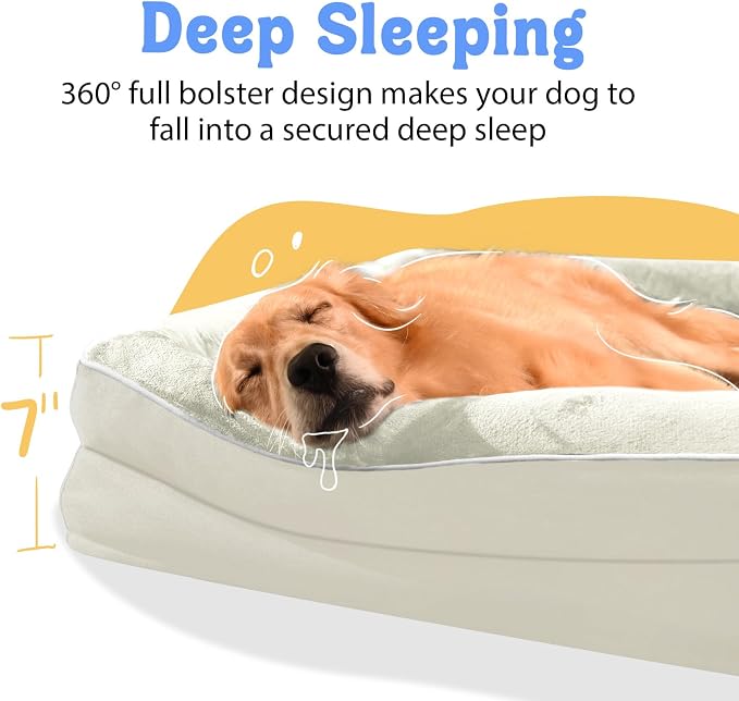Washable Orthopedic Large Dog Bed - Image 3