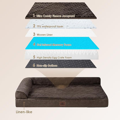 EHEYCIGA Large Dog Bed Memory Foam - Image 5