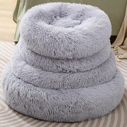 Cat Bed Dog Bed Donut Comfort Pet Beds Small Puppy Pillow Dogs Cuter Rabbit by Unknown
