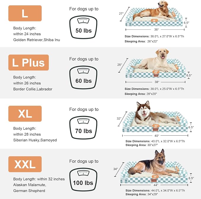 Large Dog Bed Orthopedic Washable: Beds Bolster XL Bed Big XLarge Dogs Egg - Image 7