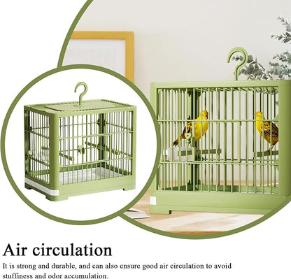 2025 New Carry Cage for Parakeet Portable 30x23x26cm Bird Travel Carrier Cage - Image 7