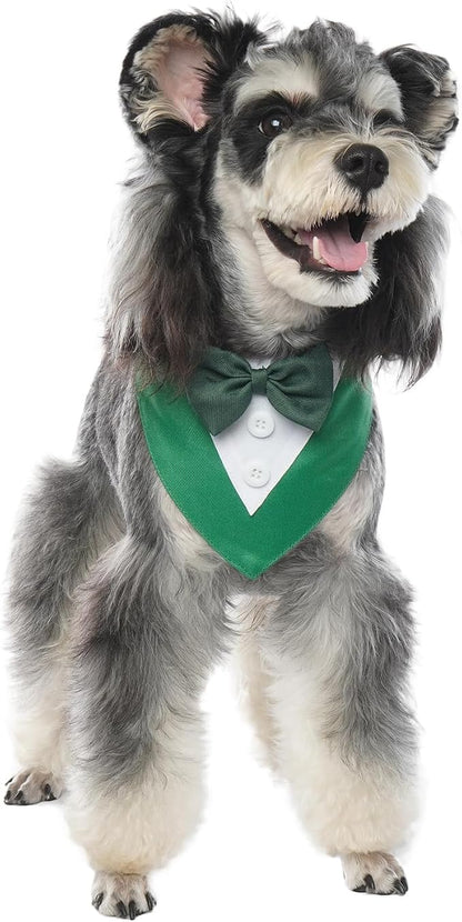 FUAMEY Dog Tuxedo St.Patrick's for Large Dogs, Dog Formal Suit Dogs Attire Pet - Image 3