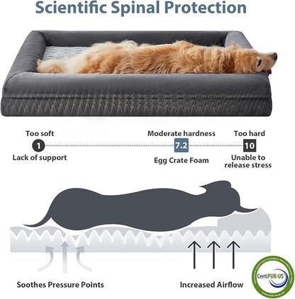 WNPETHOME XXL Extra Large Dog Bed, Washable Dog Couch - Image 4