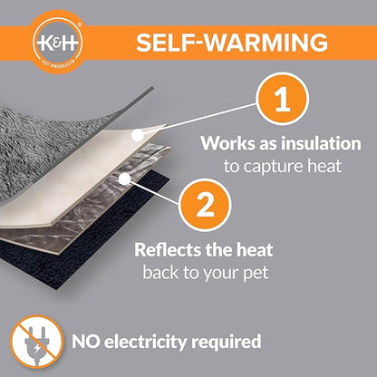 K&H Pet Products Self-Warming Cat Bed Pad, Self Heating Pad - Image 4