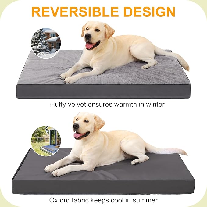 KSIIA Orthopedic Dog Crate Bed - Image 4
