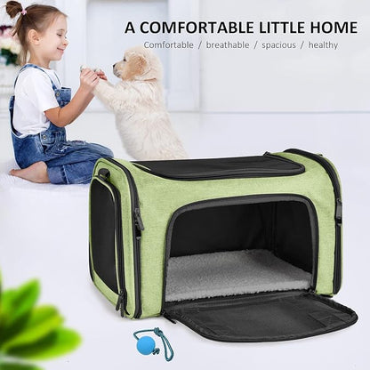 Henkelion Pet Carrier for Small Medium Cats Dogs Puppies up to 15 Lbs, Airline - Image 7