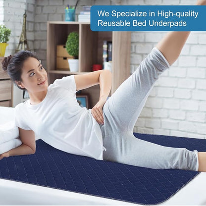 OUTCREATOR® Washable Bed Pads 34" x 56", Incontinence Mattress Protector - Image 7