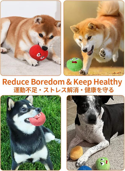 SCHITEC Squeaky Dog Toys, Soft Stuffed Plush Balls - Image 7