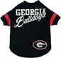NCAA Georgia Bulldogs T-Shirt for Dogs & Cats, Large. Football/Basketball Dog by PETSFIRST