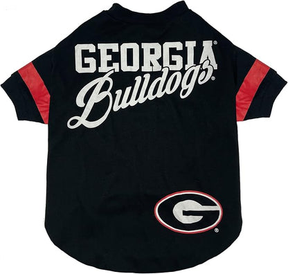 NCAA Georgia Bulldogs T-Shirt for Dogs & Cats, Large. Football/Basketball Dog - Image 3