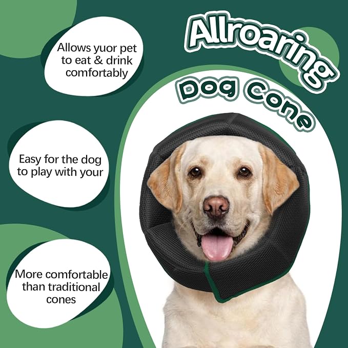 Dog Cone Collar Soft Cone for Medium Dogs After Surgery Adjustable Elizabethan - Image 5