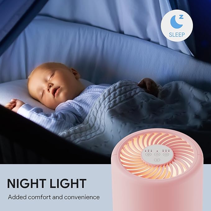 FULMINARE Air Purifiers for Home H13 True HEPA Air Filter Quiet Air Cleaner - Image 8