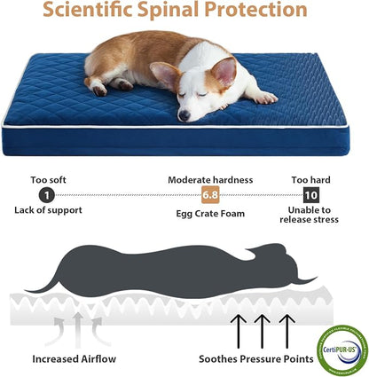 WNPETHOME Orthopedic Dog Bed for Crate, Waterproof Extra Large Dogs Bed - Image 3