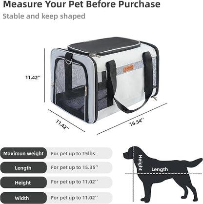 YUNIQUE Soft-Sided Cat & Dog Carrier - Image 2