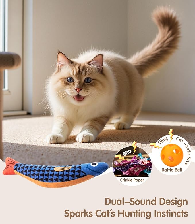 PetBusy Cat Toys with Interactive Soft Chew Kicker Cat Toys - Image 4