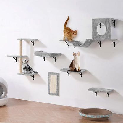 VEVOR Wall Mounted Cat Shelves, Perches - Image 9