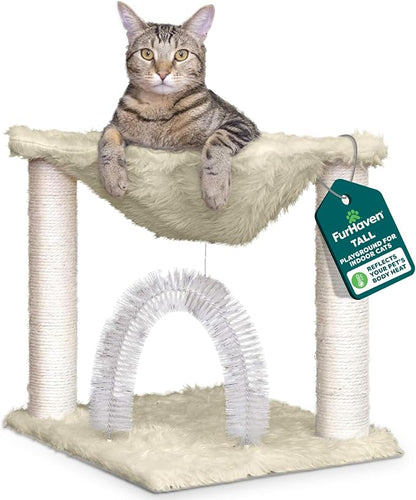 FurHaven 17.3" Tall Cat Scratching Post Tower by FurHaven