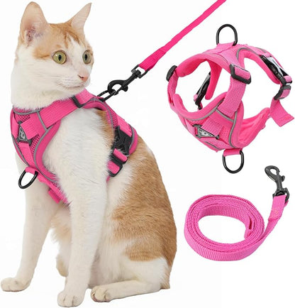 Cat Harness and Leash, Reflective Cat Harness Escape Proof by Kodervo
