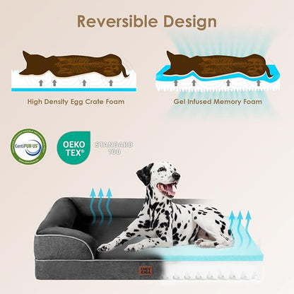 EHEYCIGA Orthopedic Dog Bed for Small Dogs, Waterproof Memory Foam Small Pet - Image 4