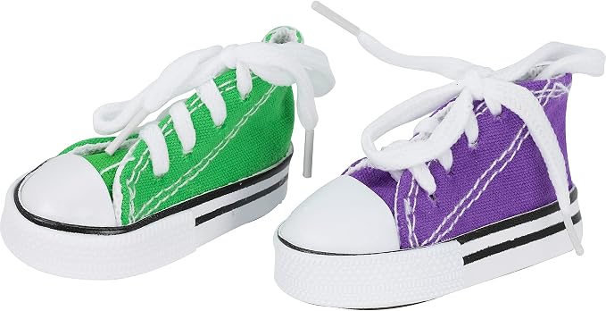 Bonka Bird Toys 2 Mini Sneakers Colorful Cotton Chew Parrot Quaker Budgie Finch - Image 3