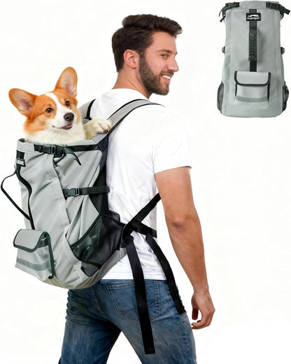 Pet Carrier Backpack for Medium to Large Dogs up to 33 lbs, Waterproof and by FURTENT