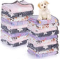 Chumia 40 Pcs Blankets Soft Fluffy Fleece Washable Pet Dog Sleep mat Paw Print by Chumia
