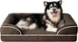 EHEYCIGA Orthopedic XL Dog Beds, Waterproof Memory Foam Dog Bed by EHEYCIGA