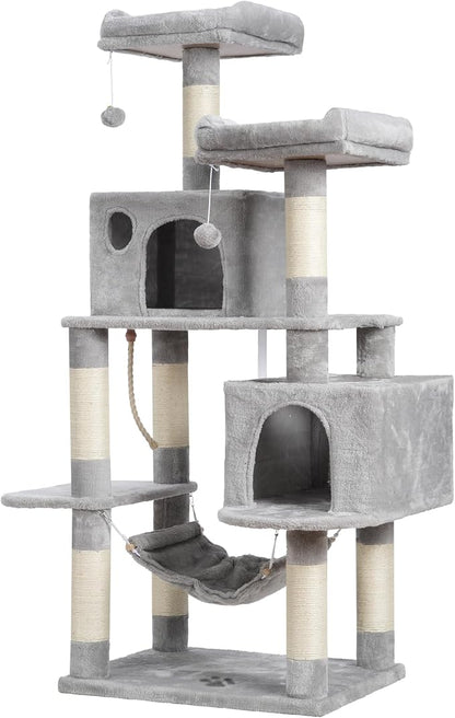 Hey-brother Large Multi-Level Cat Tree Condo Furniture by Hey-brother