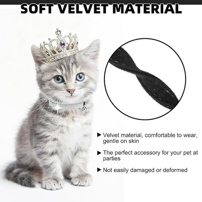 EXPAWLORER Soft Velvet Safe Cat Collars - Image 6