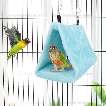 Wontee Bird Nest House Warm Bird Bed Hanging Hammock Snuggle Hut - Image 2