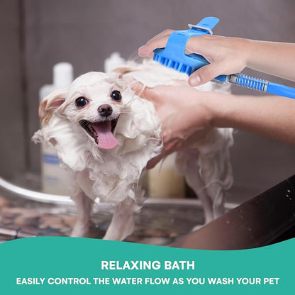 Black Rhino Dog Shower Attachment 2-in-1 Sprayer and Scrubber - Image 4