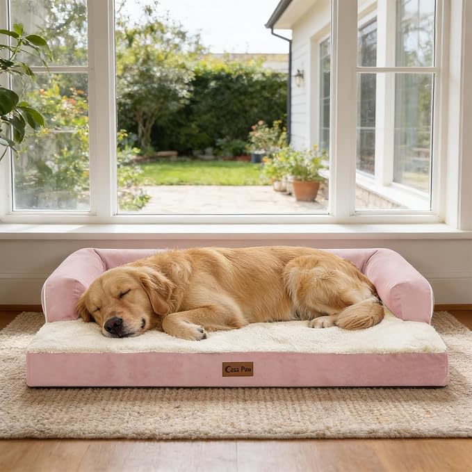 Orthopedic Dog Beds for Extra Large Dogs, Waterproof Egg Crate Foam XL Dog Bed - Image 9