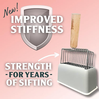 Sprinkle & Sweep Metal Cat Litter Scoop - Image 5
