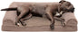 Furhaven Orthopedic Dog Bed for Large/Medium Dogs w/ Removable Bolsters & by FurHaven