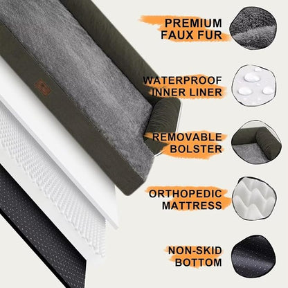 Large Dog Bed Orthopedic Washable - Image 5