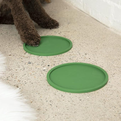 Waggo Habit Silicone Dog Placemat – Set of 2 Modern Heavyweight Silicone Dog - Image 6