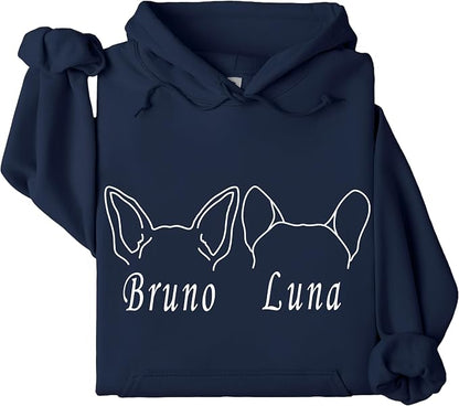 Custom Dog Mom Shirt for Women Pet Ears Sweatshirt - Image 9