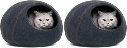 MEOWFIA Cat Cave – Premium Felt Cat Bed by MEOWFIA
