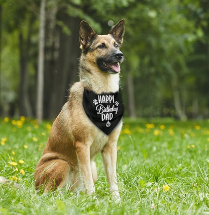 K31 Happy Birthday Dad Dog Bandana - Image 4